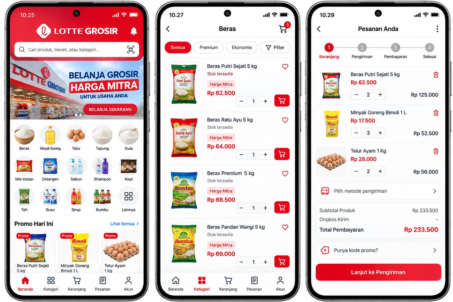 Aplikasi Belanja Grosir Lotte Grosir